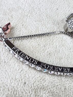 IB CN Sterling Silver Bar Bracelet